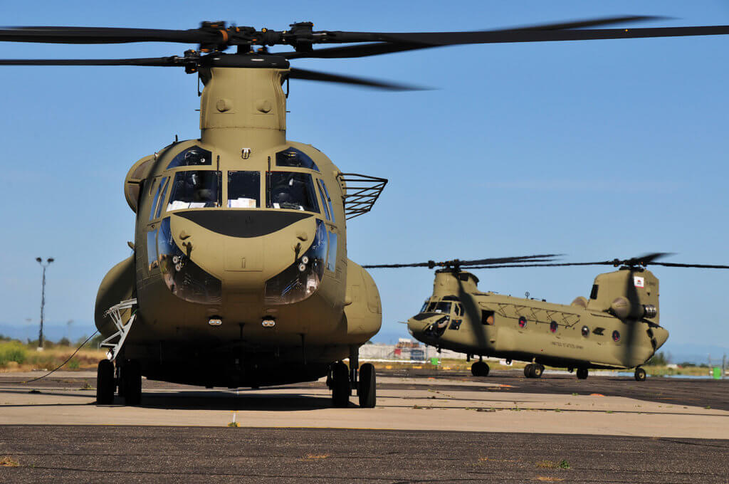 Boeing CH-47 Chinook helicopter