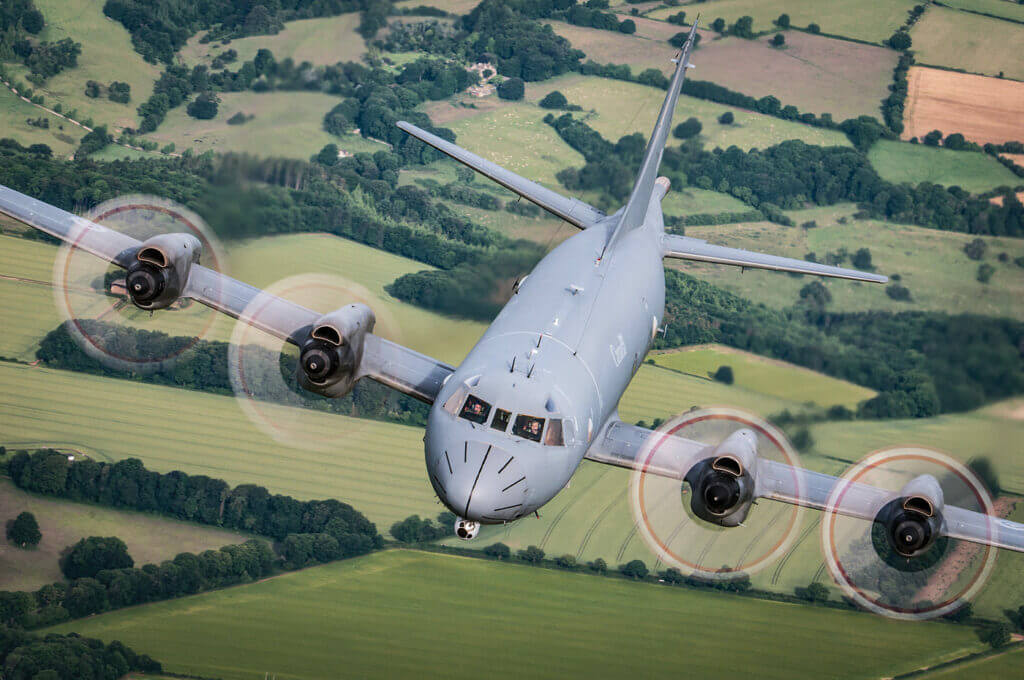CP-140 in flight