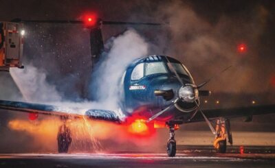 A Pilatus PC-12 from Chrono Aviation at Aeroport regional de Val-d’Or. Tagged on Instagram by @jprichard89