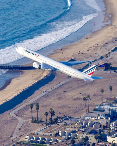 Air France Boeing 777 at LAX. Tagged on Instagram by @scott_mitchel_becker