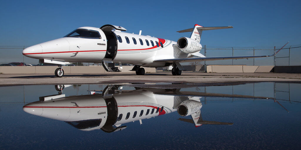 The Lear 75 features upgraded engines over the 45 model