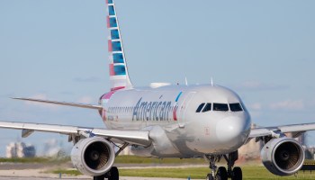 American Airlines aircraft taxiing