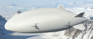 Nicknamed "ferry boats of the sky," airships have huge potential in the Canadian North, where they could regularly deliver passengers, supplies and services to isolated areas. The LHM-1 can operate from unimproved landing zones, on ice, or on water. Images courtesy of Lockheed Martin