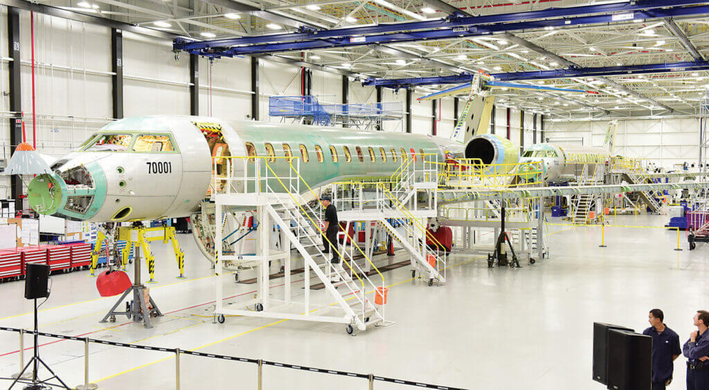 “[Industry] 4.0 is not only about the factory, it is the total enterprise,” said Hany Moustapha, director of engineering program AEROETS. Greig Reekie Photo